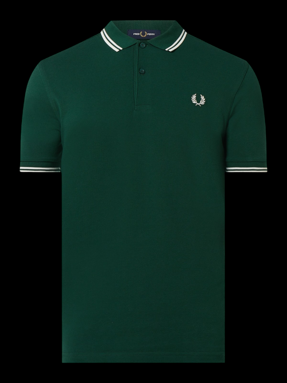 Poloshirt Grün / Weiß